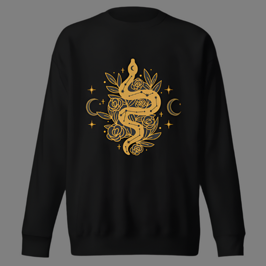 Sweatshirt | Snakes and Roses - Broken Buttons